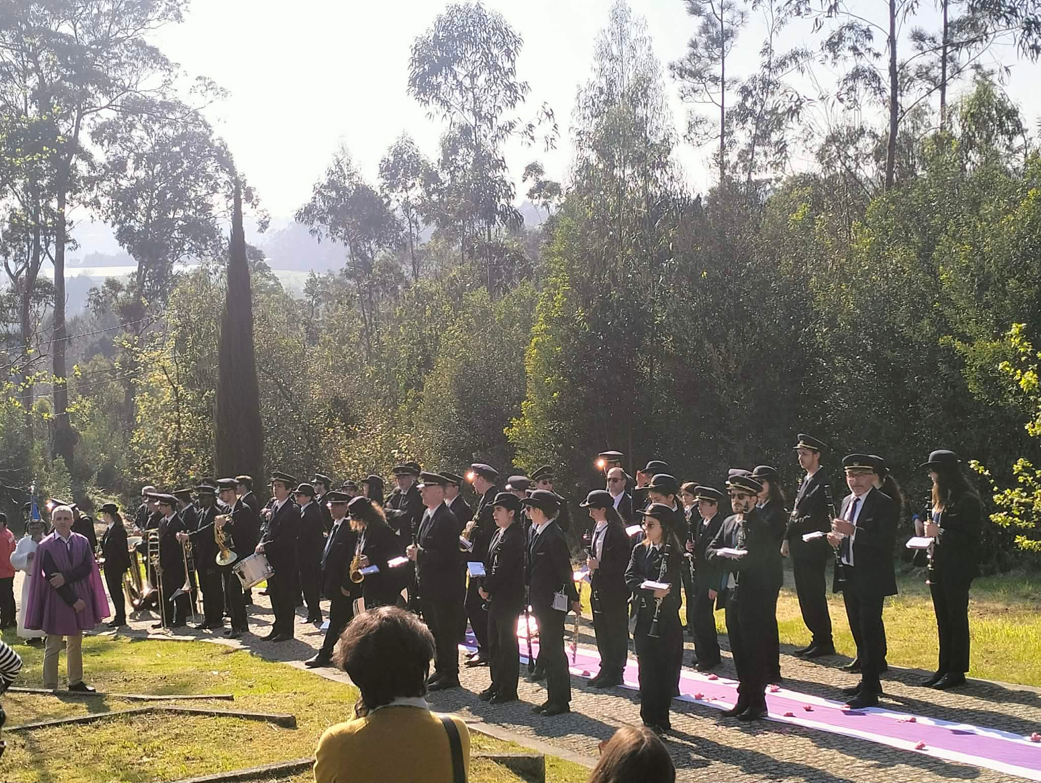 Band marching in processional, March 2026