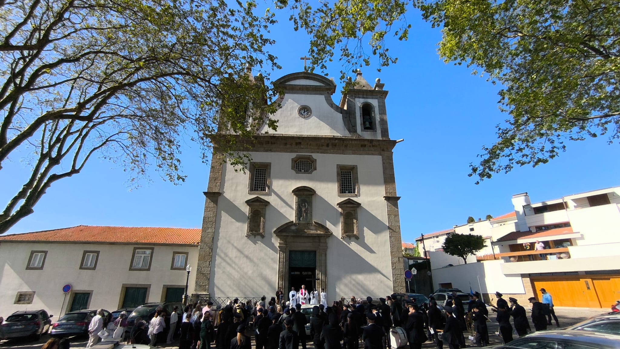Porto Trans Visibility March, carrying the trans pride flag, April 2026